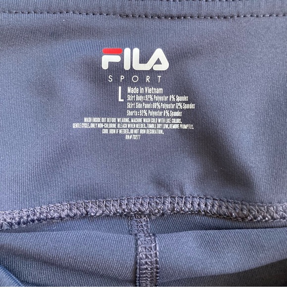 Fila Women's Dark Gray Athletic Skort - Picture 5 of 6